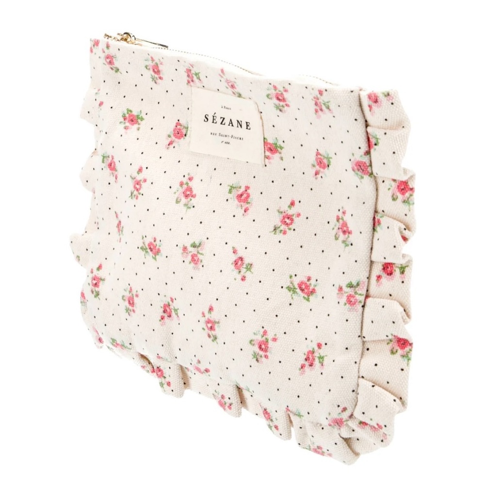 Sézane Floral Ruffle Pouch - Limited Edition - Picture 2 of 10